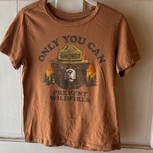 Cooperative Brown Smokey Bear Short-Sleeve Graphic Tee